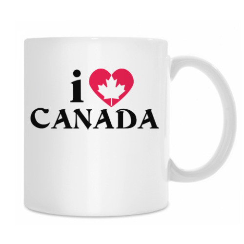 Кружка с принтом Канада флаг