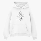 Толстовка худи оверсайз