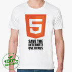 Мужская футболка органик