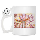 Кружка с футбольным мячиком