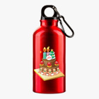 Металлическая бутылка 400 мл UV-DTF