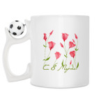 Кружка с футбольным мячиком