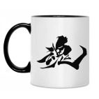 Кружка двухцветная