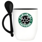 Кружка с ложкой