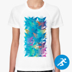 Женская спортивная футболка