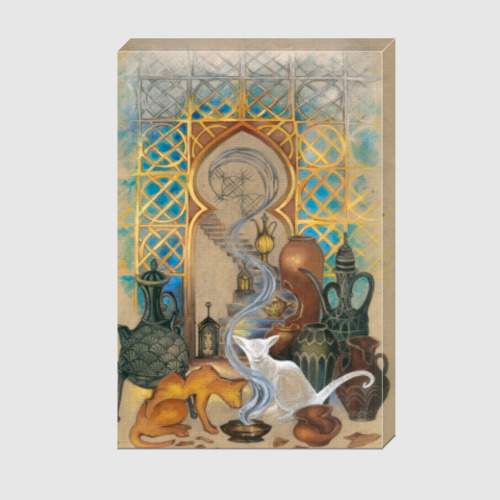 Холст с принтом Кошки Каира