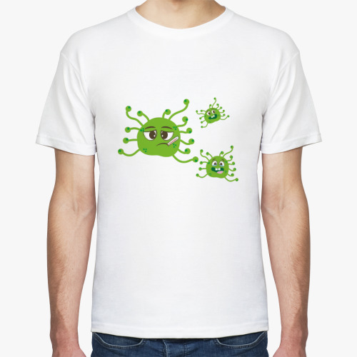 Футболка с принтом Коронавирус