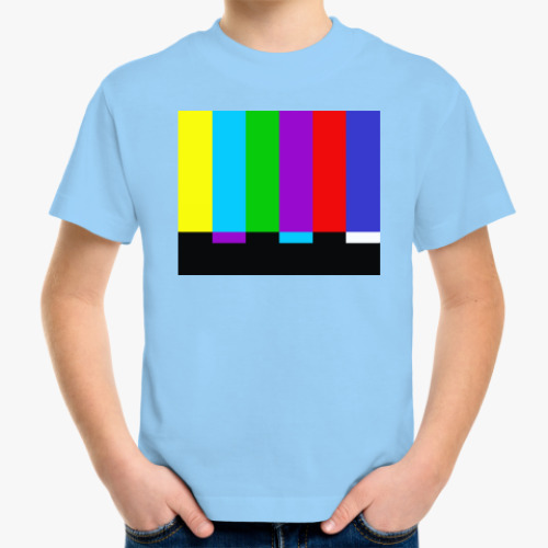 Детская футболка TV Test Pattern