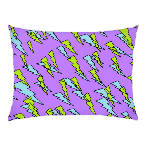 Подушка с принтом "Молния"