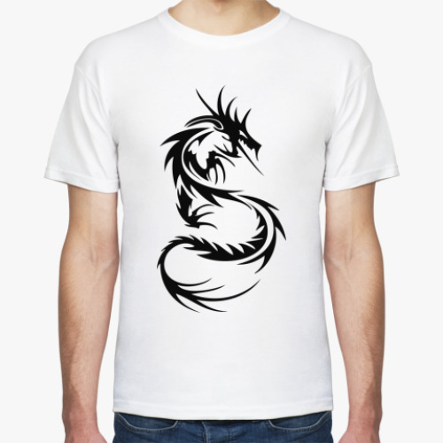 Футболка с принтом Дракон
