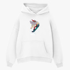 Толстовка худи оверсайз