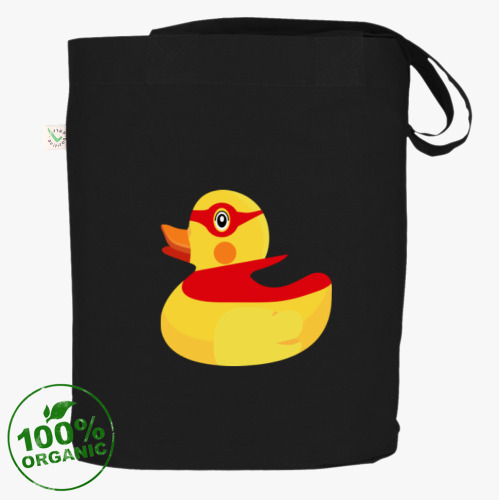 Сумка шоппер Уточка  супергерой