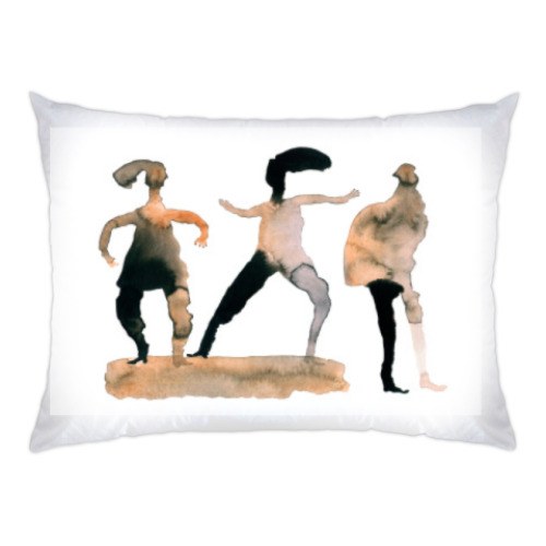 Подушка с принтом Фигуры