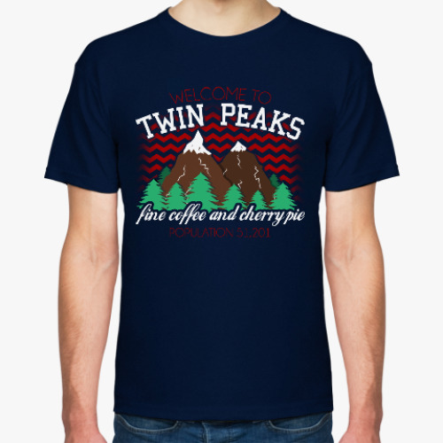 Футболка Сериал Твин Пикс Twin Peaks