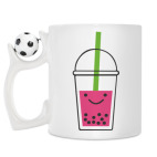 Кружка с футбольным мячиком