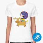 Женская спортивная футболка