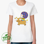 Женская футболка органик