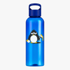 Прозрачная спортивная бутылка