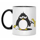 Пингвин с краской