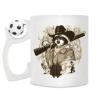 Кружка с футбольным мячиком