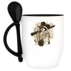 Кружка с ложкой