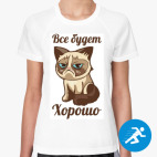 Женская спортивная футболка