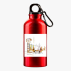 Металлическая бутылка 400 мл UV-DTF