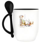 Кружка с ложкой