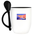 Кружка с ложкой