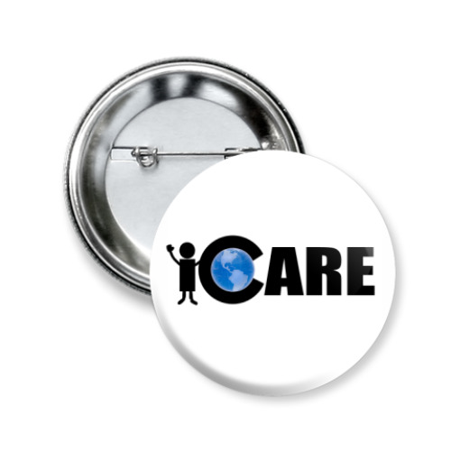 Значок 50мм  iCare