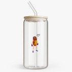 Банка с бамбуковой крышкой