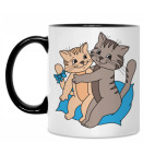 Кружка двухцветная