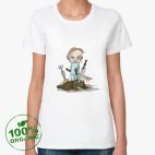 Женская футболка органик