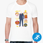 Мужская спортивная футболка