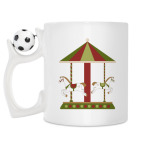 Кружка с футбольным мячиком