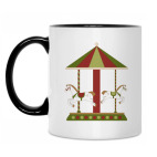 Кружка двухцветная