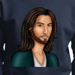 Парень с длинными волосами