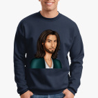 Парень с длинными волосами