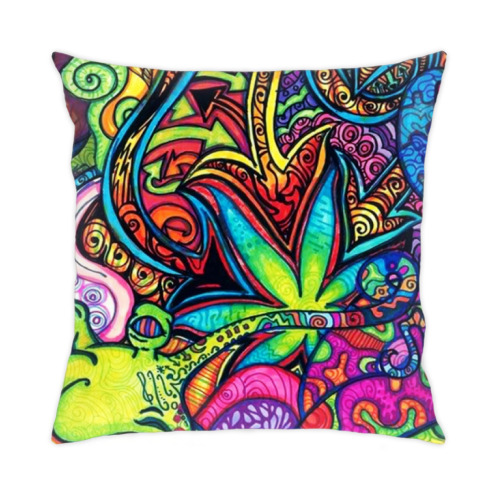 Подушка с принтом "Волшебный лес"