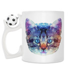 Кружка с футбольным мячиком