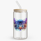 Банка с бамбуковой крышкой