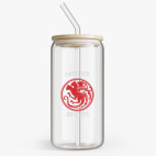 Банка с бамбуковой крышкой