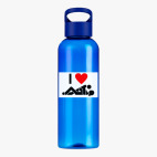 Прозрачная спортивная бутылка