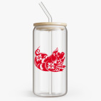 Банка с бамбуковой крышкой