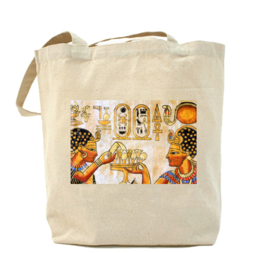 Сумка шоппер с принтом  'Египетская фреска'