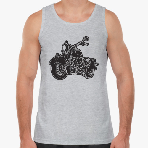 Майка с принтом мотоцикл