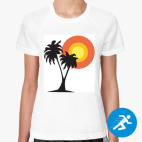 Женская спортивная футболка