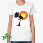 Женская футболка органик