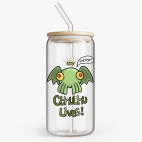 Банка с бамбуковой крышкой