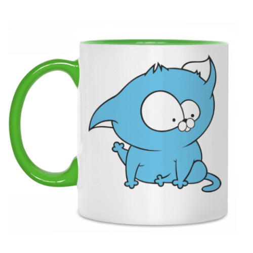 Кружка с принтом Милый котенок